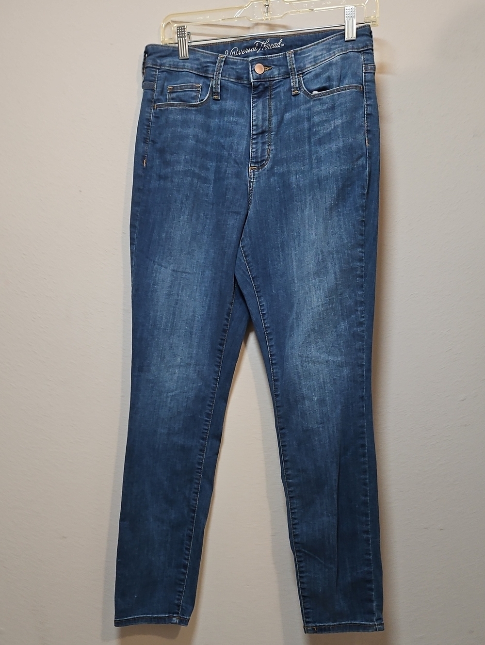 Universal Thread Mid Wash Skinny Jeans - Dark Blue